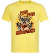 Мужская футболка Pew Pew dog Лимонный фото