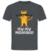 Мужская футболка Pew Pew Cat Графит Мужская футболка Pew Pew Cat Графит фото