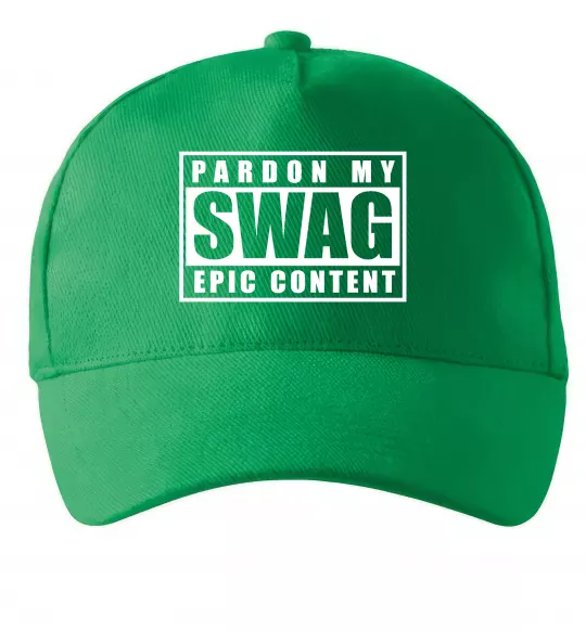 Кепка Pardon my swag Зелений фото