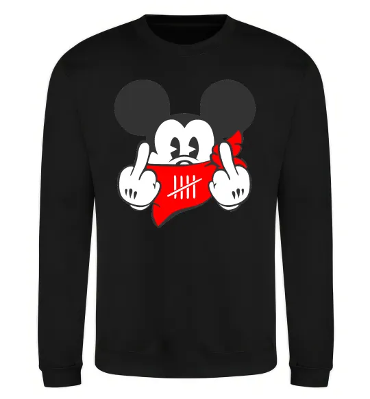 Світшот Mickey swag Чорний фото