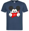 Чоловіча футболка Mickey swag Темно-синій фото