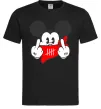 Чоловіча футболка Mickey swag Чорний фото