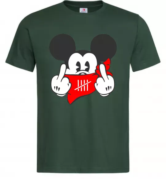 Чоловіча футболка Mickey swag Темно-зелений фото