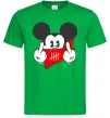 Чоловіча футболка Mickey swag Зелений фото