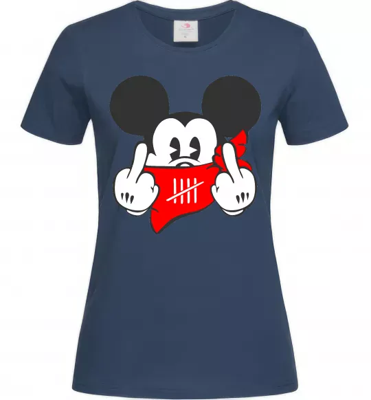 Женская футболка Mickey swag Темно-синий фото