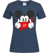 Женская футболка Mickey swag Темно-синий фото