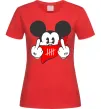 Женская футболка Mickey swag Красный фото