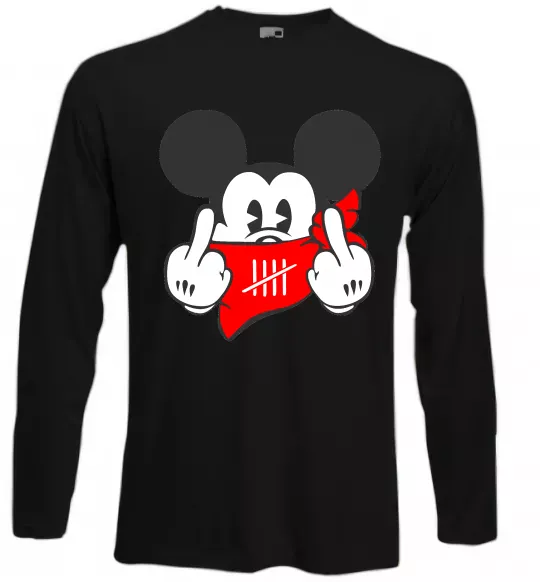 Лонгслив Mickey swag Черный фото