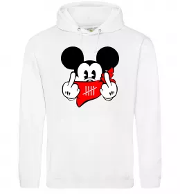 Женская толстовка (худи) Mickey swag Белый фото