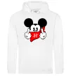 Женская толстовка (худи) Mickey swag Белый фото