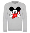 Світшот Mickey swag Сірий меланж фото