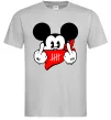 Чоловіча футболка Mickey swag Сірий фото