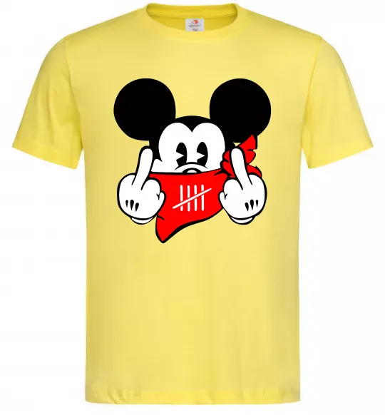 Чоловіча футболка Mickey swag Лимонний фото