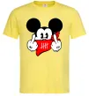 Чоловіча футболка Mickey swag Лимонний фото