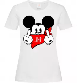 Женская футболка Mickey swag Белый фото