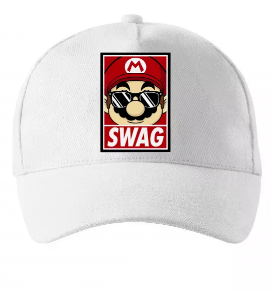 Кепка Mario swag Білий фото