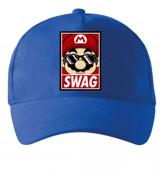 Кепка Mario swag Яскраво-синій фото
