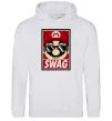 Чоловіча толстовка (худі) Mario swag Сірий меланж фото