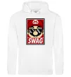 Жіноча толстовка (худі) Mario swag Білий фото