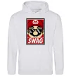 Жіноча толстовка (худі) Mario swag Сірий меланж фото