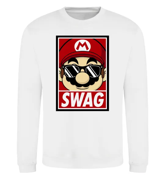 Свитшот Mario swag Белый фото