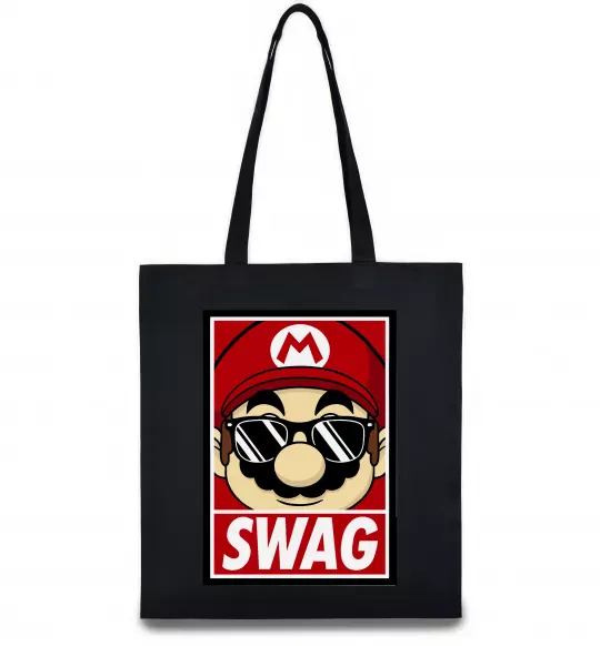 Эко-сумка Mario swag Черный фото