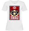 Женская футболка Mario swag Белый фото
