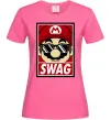 Женская футболка Mario swag Ярко-розовый фото