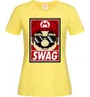Женская футболка Mario swag Лимонный фото
