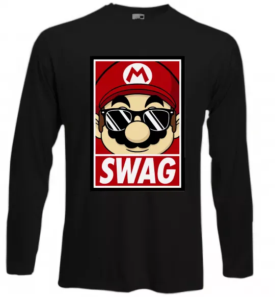 Лонгслив Mario swag Черный фото