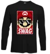 Лонгслив Mario swag Черный Лонгслив Mario swag Черный фото