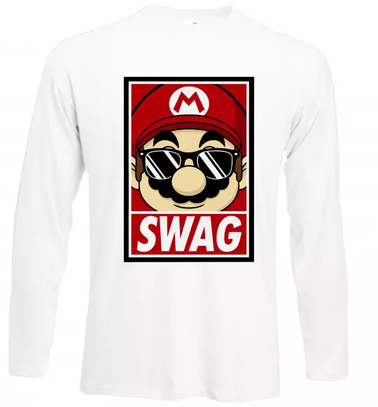 Лонгслив Mario swag Белый фото