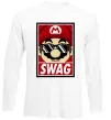 Лонгслив Mario swag Белый Лонгслив Mario swag Белый фото