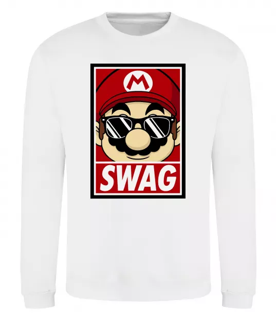 Свитшот Mario swag Белый фото