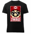 Мужская премиум футболка Mario swag Черный фото
