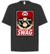 Футболка Оверсайз Mario swag Черный фото