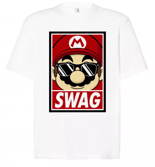 Футболка Оверсайз Mario swag Белый фото