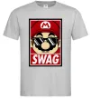 Чоловіча футболка Mario swag Сірий фото