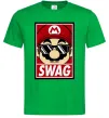 Чоловіча футболка Mario swag Зелений фото