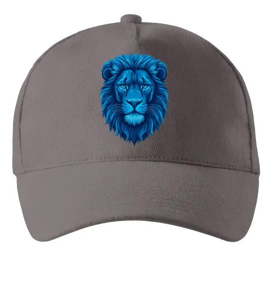 Кепка Синій лев Серый фото