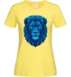 Женская футболка Синій лев Лимонный фото