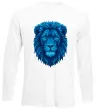 Лонгслив Синій лев Белый фото