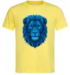 Мужская футболка Синій лев Лимонный фото