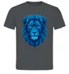 Мужская футболка Синій лев Графит фото