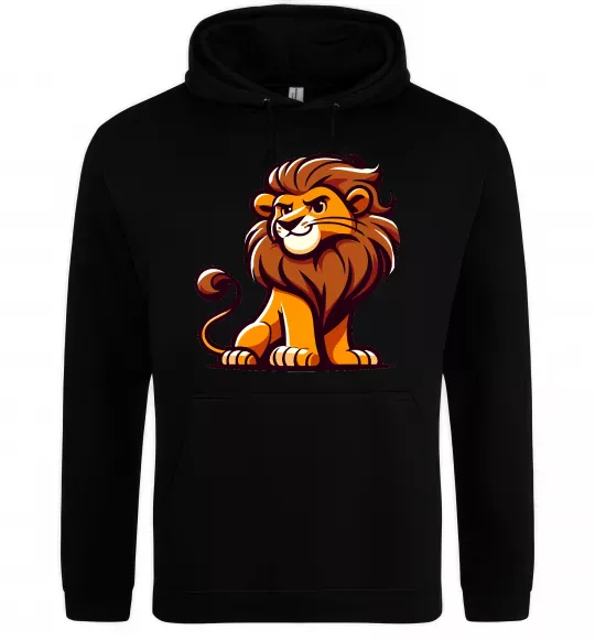 Жіноча толстовка (худі) Левеня Чорний фото