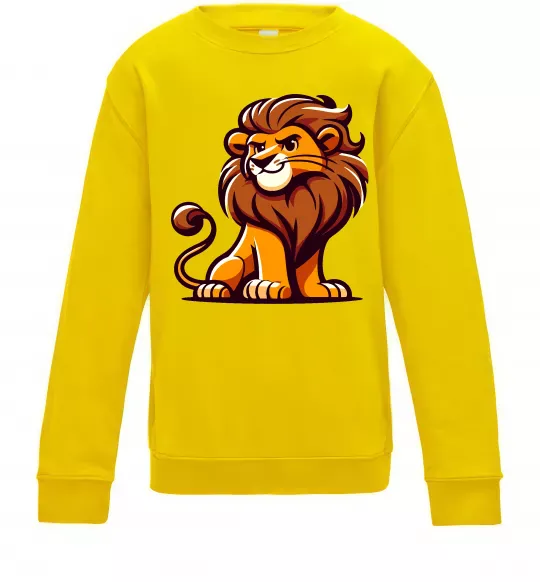 Детский Свитшот Левеня Солнечно желтый фото