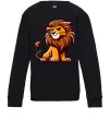 Детский Свитшот Левеня Черный фото