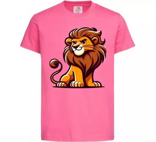 Дитяча футболка Левеня Яскраво-рожевий фото