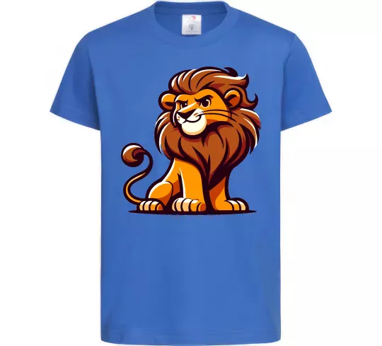 Дитяча футболка Левеня Яскраво-синій фото