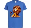 Дитяча футболка Левеня Яскраво-синій фото